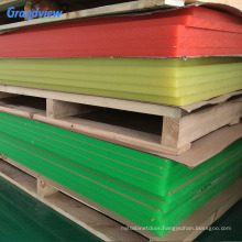 Extruded transparent vacuum forming plastic sheets